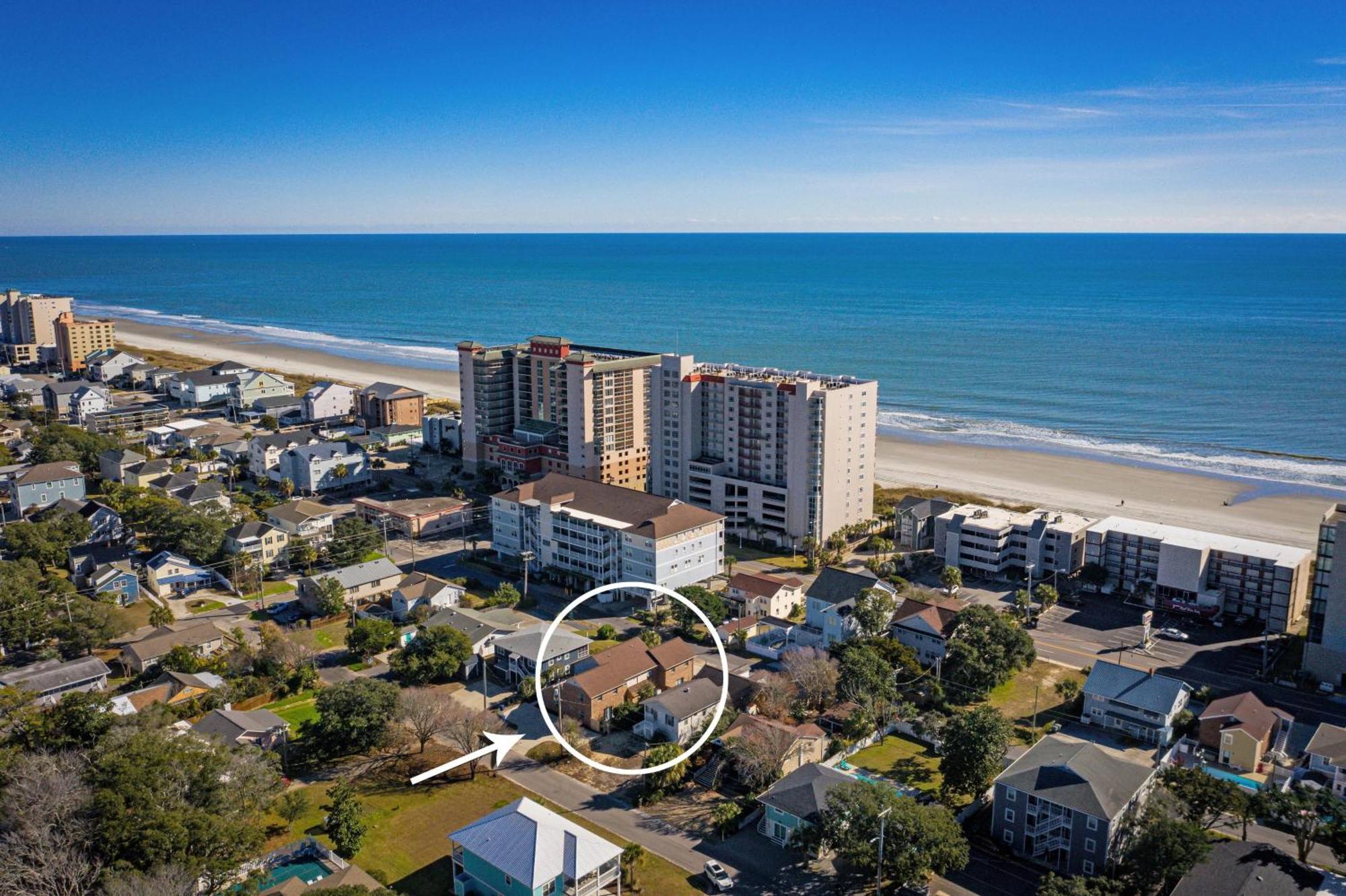 默特尔比奇1408 Perrin Dr, Unit D - Ocean Walk Sleeps 8别墅 外观 照片